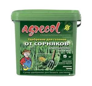 Агрикол для газонов от сорняков 5кг.